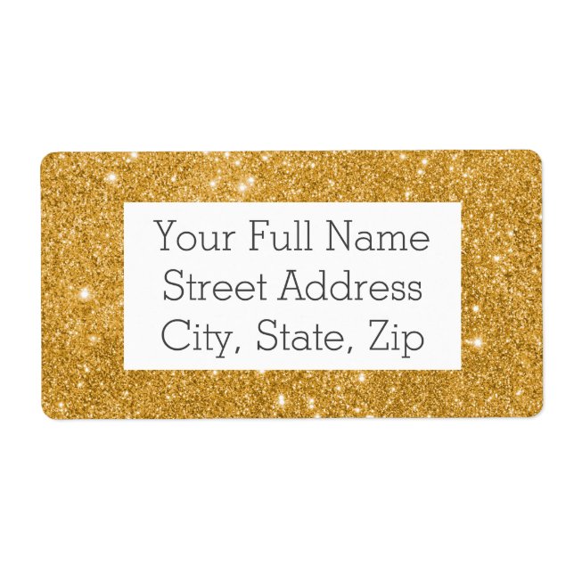 Glitzern aus Gold Glitzer (Vorne)
