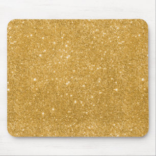 Glitzern aus Gold Glitzer Mousepad