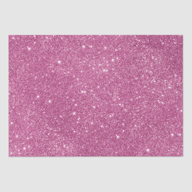 Glitzern aus heiß rosa Glitzer Seidenpapier (Vorderseite)