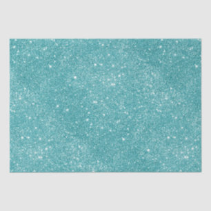 Glitzern des Aquamarinen Glitzer Seidenpapier