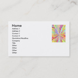 GLITZERN - GRELLES LICHT VISITENKARTE