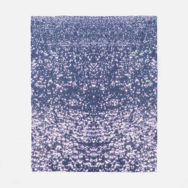 Glitzern im Water Beach House Fleecedecke (Vorderseite)