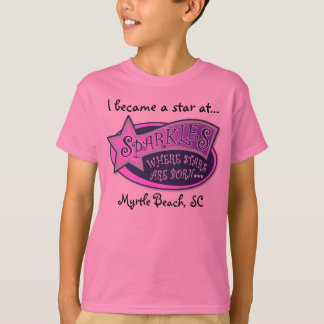 Glitzern-Stern-T-Shirt T-Shirt