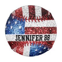 GLITZERN unter US-Flagge Individuelle Name und Ihr