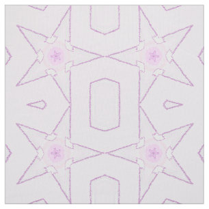 Glitzernde Stern-Rosé geometrische Muster Stoff