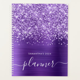 Glitzernder Amethyst Lavendel Glam Planer