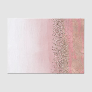 Glitzernder Rosa-Marokkanischer Indischer Prinzess Seidenpapier