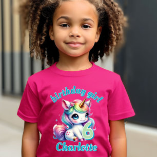 Glitzerndes Einhorn magischer Stern Mädchen Geburt T-Shirt