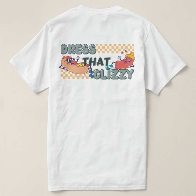 Glitzerndes Hemd für Männer T-Shirt (Design Rückseite)