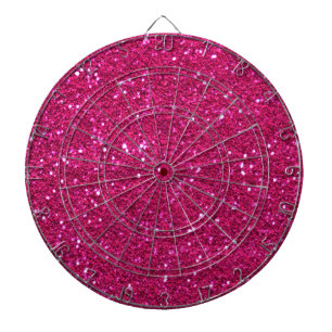 Glitzerrosa Dartboard Dartscheibe