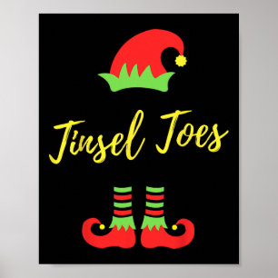 Glitzerschuh-Elfen-Weihnachten-Santa-Elfen-hässlic Poster
