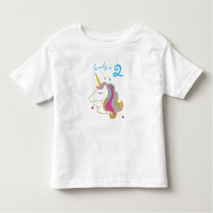 GlitzerUnicorn MagicalGirl Geburtstags-T - Shirt