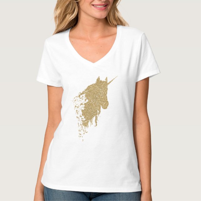 GlitzerUnicorn T-Shirt (Vorderseite)