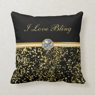 Glitzy Bling-Throw-Kissen Kissen
