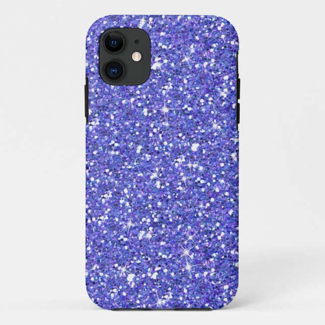 Glitzy Blueberry Glitzer Case-Mate iPhone Hülle (Rückseite)