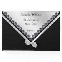 Glitzy Diamonds & Silver Bow Brautparty