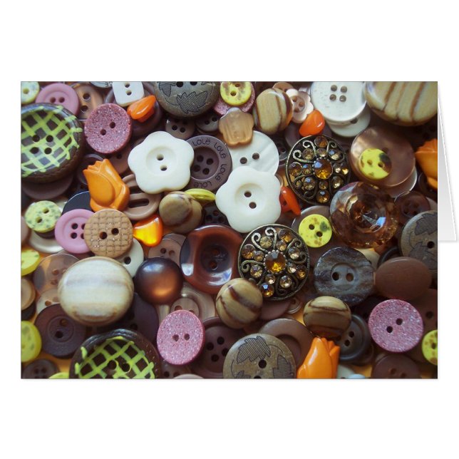 Glitzy Earth Tone Buttons (Vorderseite (Horizontal))