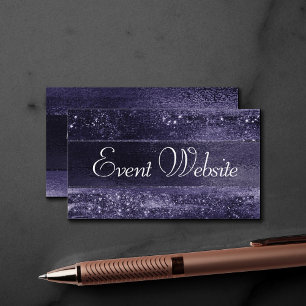 Glitzy Foil   Indigo Midnight Dark Lila Website Begleitkarte