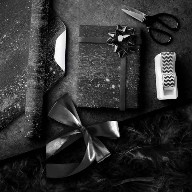 Glitzy Foil | Platinum Silver Imitate Chrome Shimm Geschenkpapier (Von Creator hochgeladen)