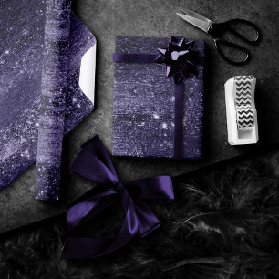 Glitzy Foil Rose Gold Mauve Rosa Rosa Imitate Gl Geschenkpapier