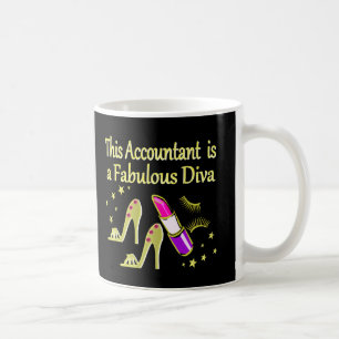GLITZY GOLD ACCOUNTANT DESIGN KAFFEETASSE
