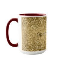 Glitzy Gold Glam Glitzer Sparkle    