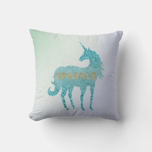 Glitzy Lila Lilac Mint Parco Tassino Kissen