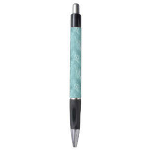 Glitzy Mint Zebra Print Kugelschreiber