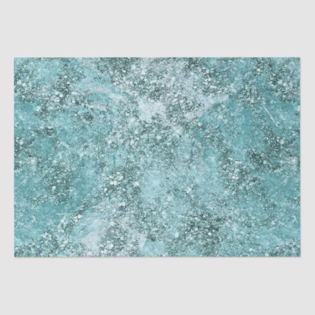 Glitzy Turquoise Seidenpapier (Vorderseite)