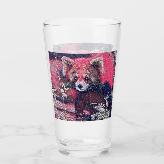 GlitzyAnimal_RedPanda_005 Glas (Vorderseite)