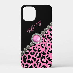 Glitzzy Pink Jaguar Print iPhone Case-Mate iPhone Hülle