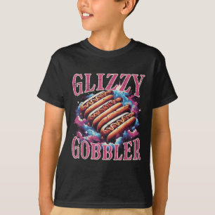 Glizzy Gobbler Hotdogs Funny Meme Food Men Damen F T-Shirt