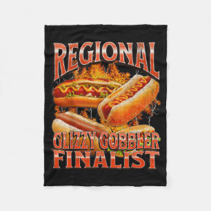 Glizzy Gobbler Lustiger Wiener Hot Dog Meme Bootle Fleecedecke