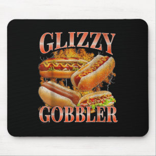 Glizzy Gobbler Lustiger Wiener Hot Dog Meme Bootle Mousepad