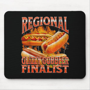 Glizzy Gobbler Lustiger Wiener Hot Dog Meme Bootle Mousepad