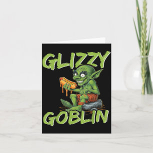 Glizzy Kobold Lustiger Glizzy Fresser Hot Dog Lieb Karte