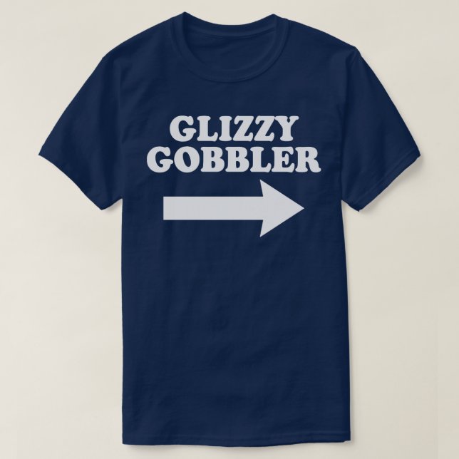 Glizzy oder Zeigepfeil T-Shirt (Design vorne)