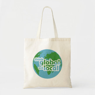 Global Denken Lokal Handeln Tragetasche