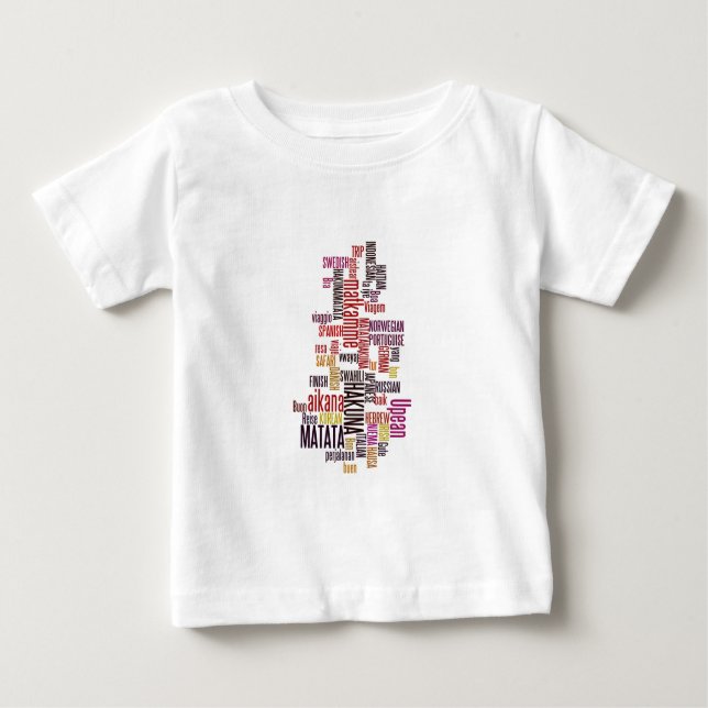 Global Groove: Hakuna Matata in jeder Sprache Baby T-shirt (Vorderseite)