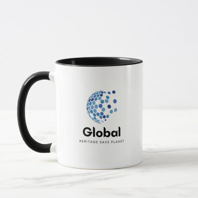 Global Haritage Rett Planet Tasse (Links)