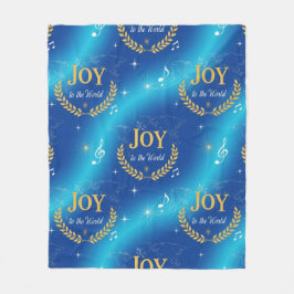 Global Joy to the World Modern Universal Peace  Fleecedecke