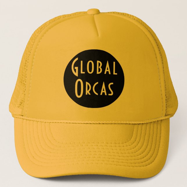 Global Orcas Trucker Hat Truckerkappe (Vorderseite)