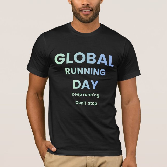 Global Running Day T-Shirt (Vorderseite)