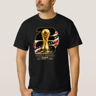 Global Soccer 2026 Goldener Pokal Vintage Sport De T-Shirt