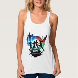 Global Soccer 2026 Three Nations. One Dream.  Tank Top