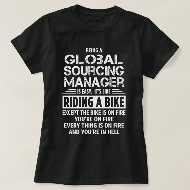 Global Sourcing Manager T-Shirt (Design vorne)