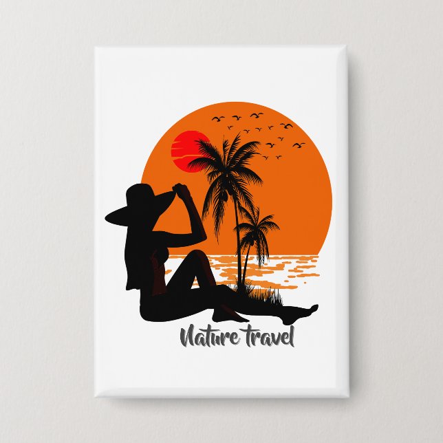 Global Tourism Resilience Day Button (Vorderseite)