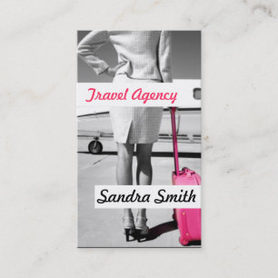 Global Travel Agency Agent Business Card Visitenkarte