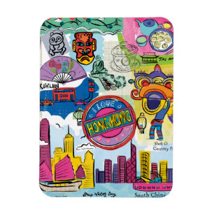 Global Travel - Hong Kong Magnet
