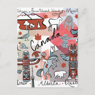 Global Travel - Kanada Postkarte